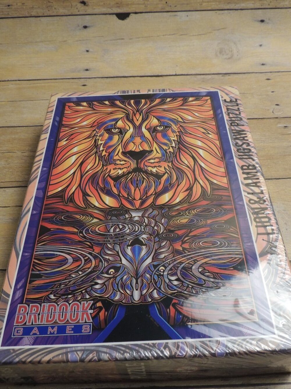 Bridook Games "Lion & Lamb" 1000-Piece Jigsaw Puzzle NEW